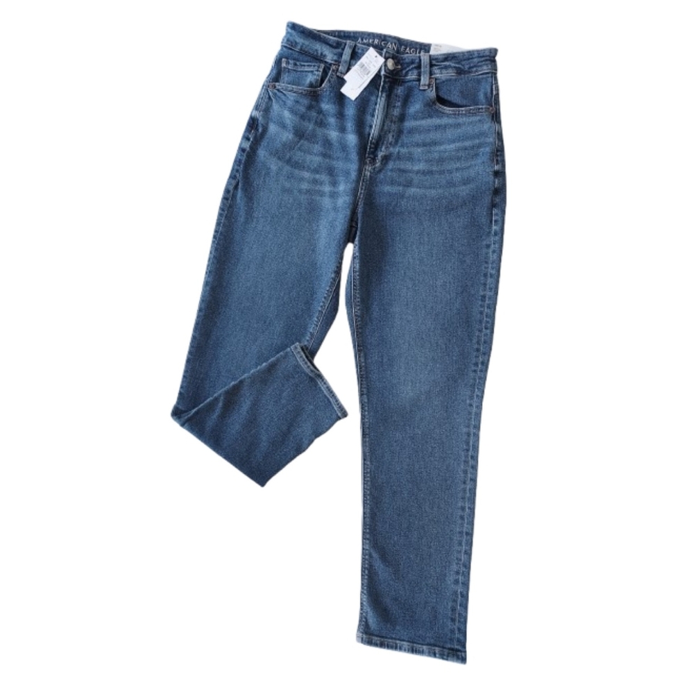 American Eagle Denim AEO Mom Jeans Size 6 Regular 28 NEW NWT - Picture 4 of 8